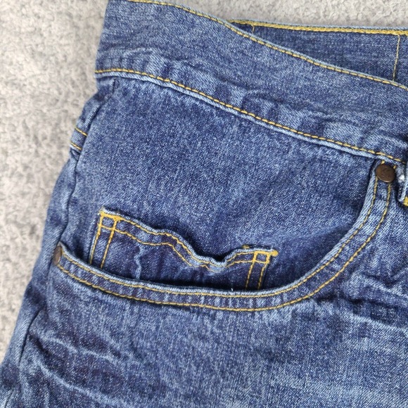 Kani Shorts Mens Size 45 Blue Denim Jean Pockets - Picture 7 of 16
